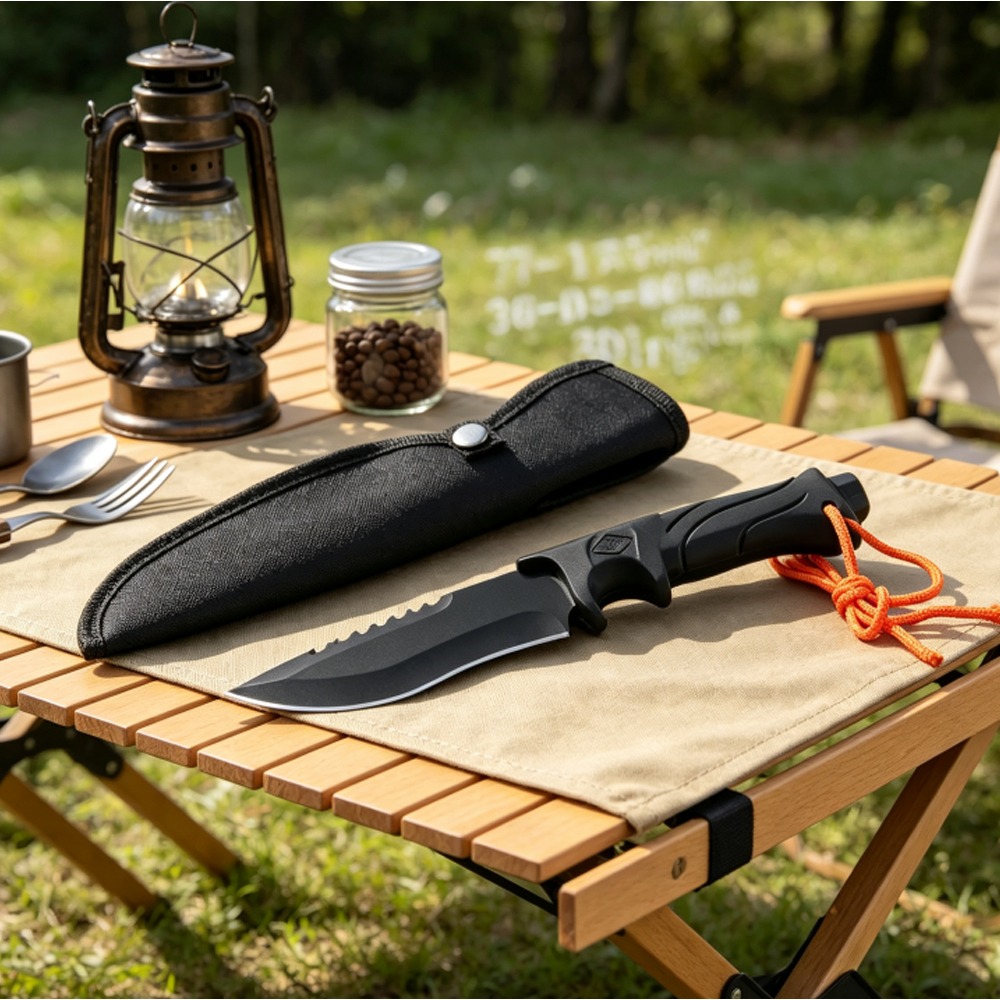 Edc Carry Fixed Blade - Coltello da Sopravvivenza Multiuso EDC a