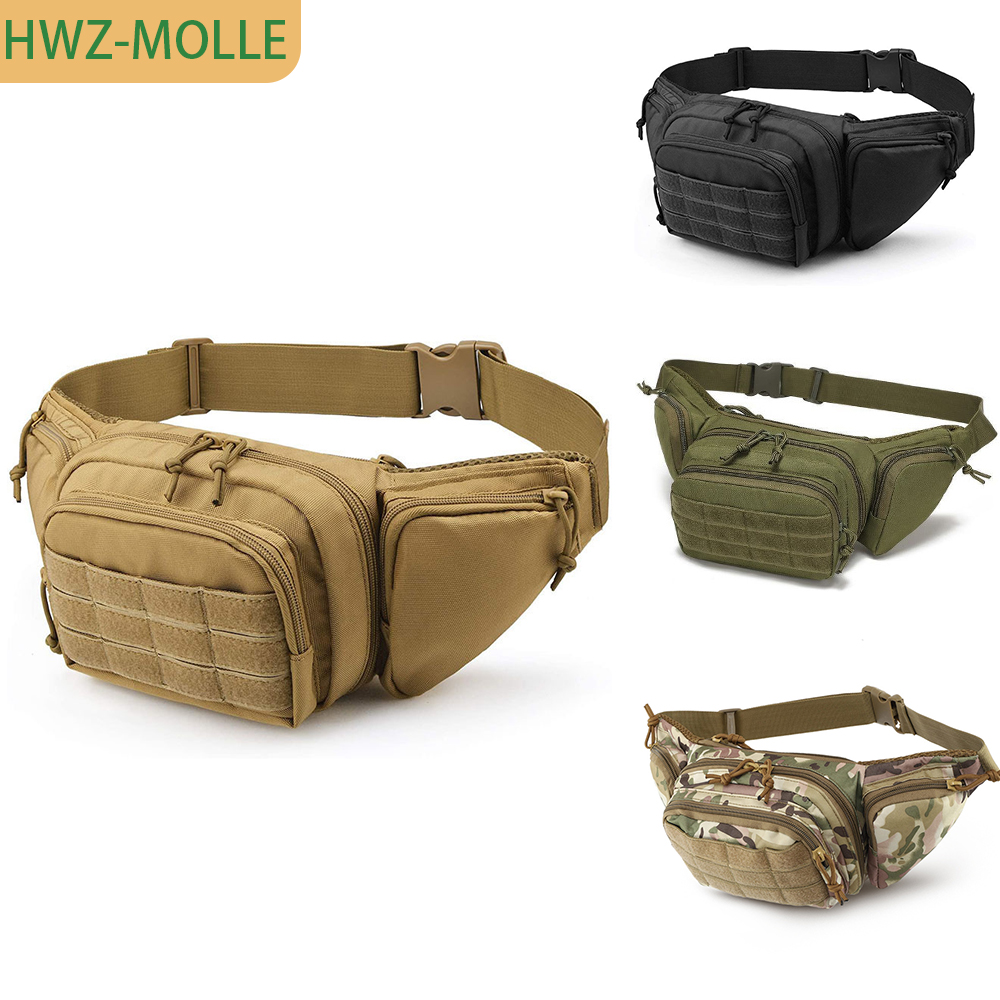 Edc Concealed Carry Fanny Pack - Marsupio Tattico Molle con Fondina Nascosta