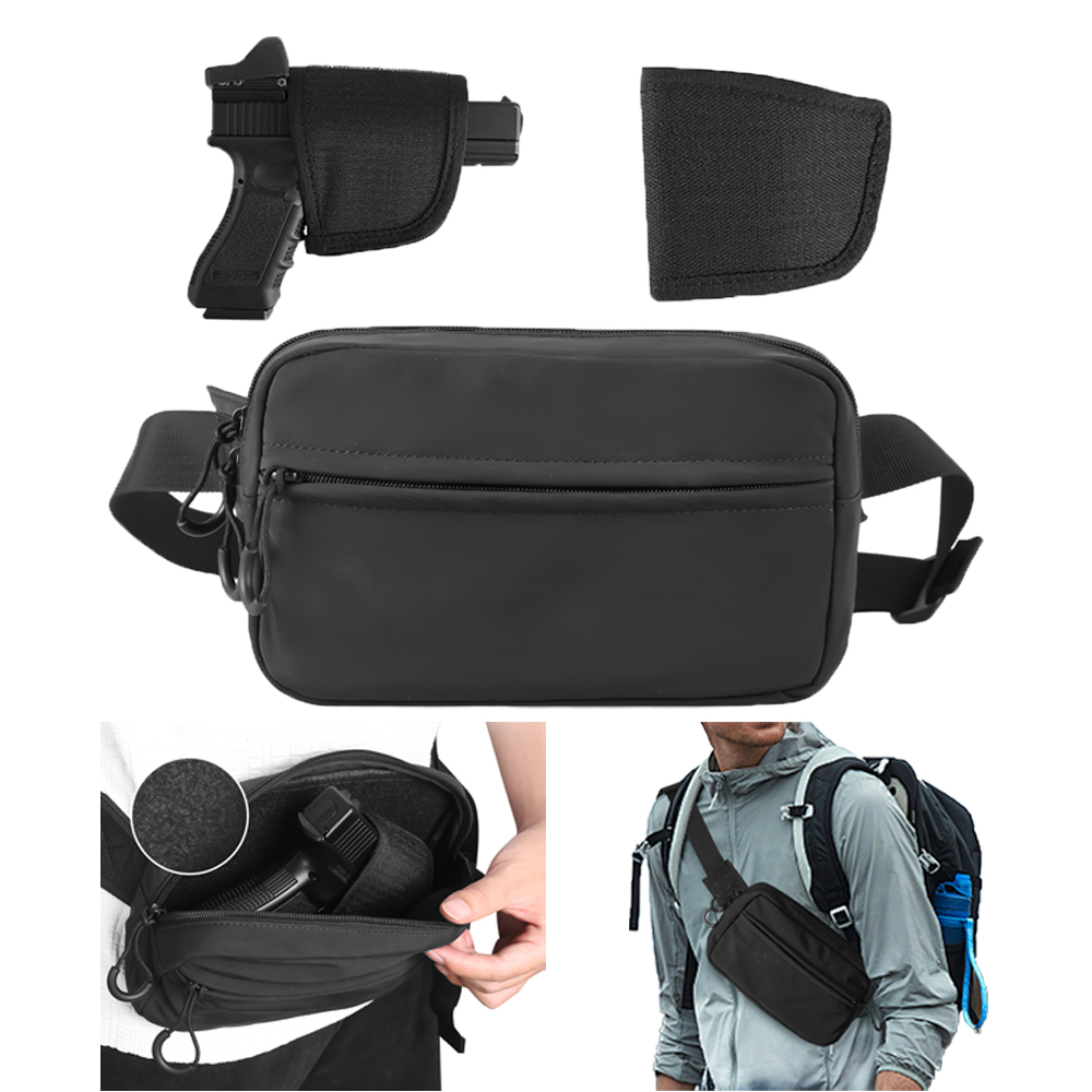 Edc Concealed Carry Fanny Pack - Borsa a tracolla tattica Marsupio per