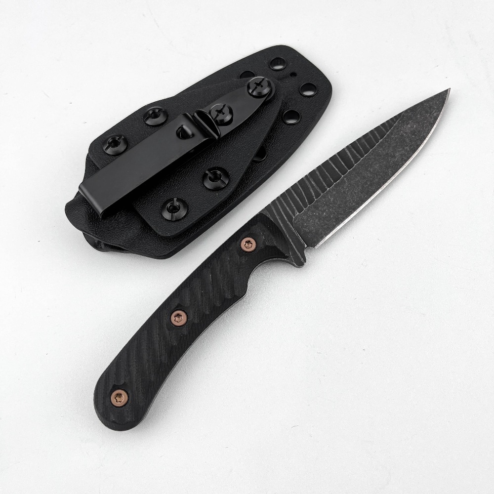 Edc Carry Fixed Blade - Coltello Bushcraft Full Tang con Lama