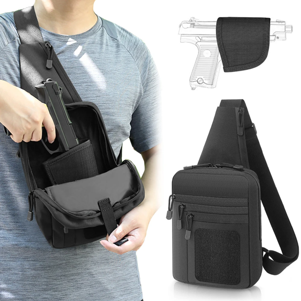 Edc Pistol Carry Bag - Borsa tattica per pistola, fondina per