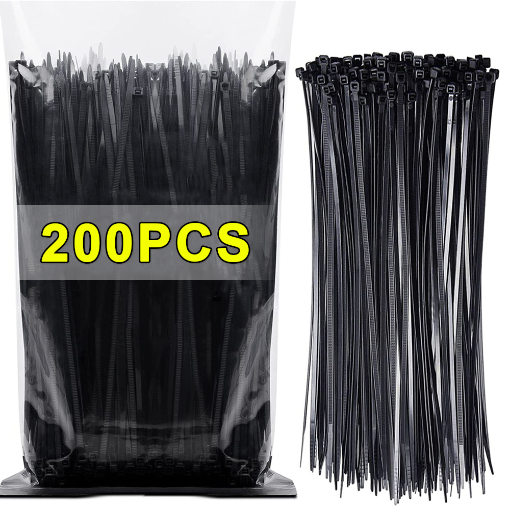 Gear Tie Reusable - 200/100 pz Fascette per cavi in