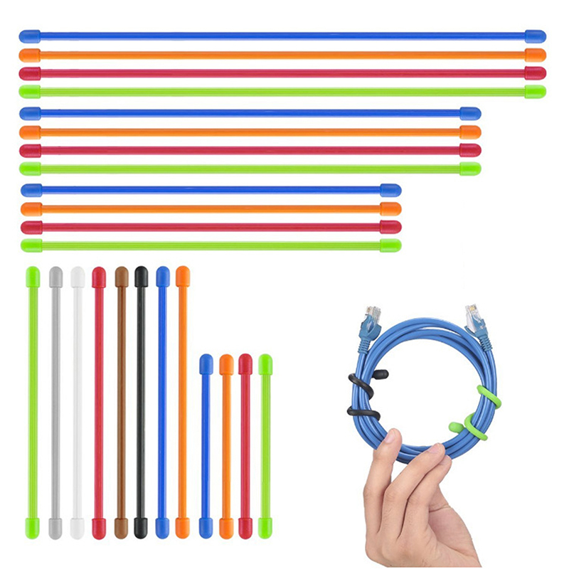 Gear Tie Reusable - Fascette con cerniera in silicone da