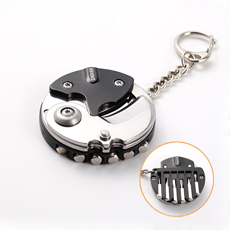 Edc Carry Pocket Knife - Portachiavi multifunzione con coltello per monete