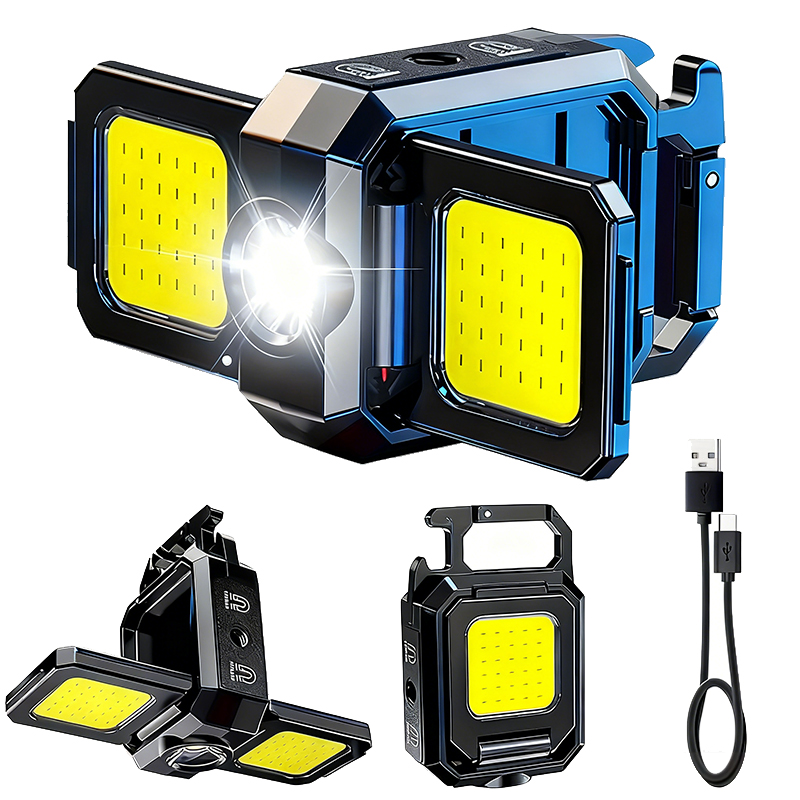 Keychain Flashlight - Mini torcia portachiavi luce COB lampada