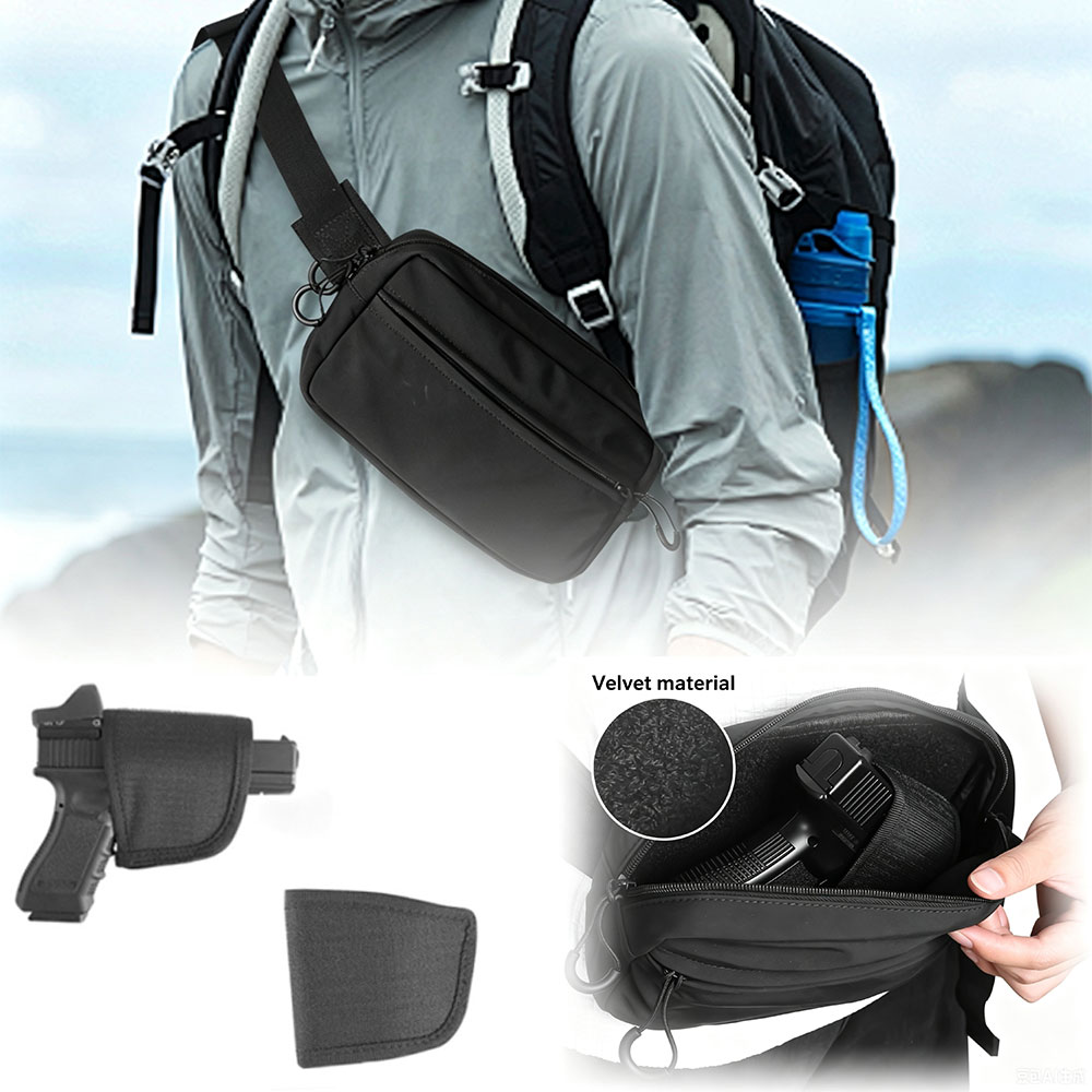 Edc Concealed Carry Fanny Pack - Borsa a tracolla tattica per trasporto