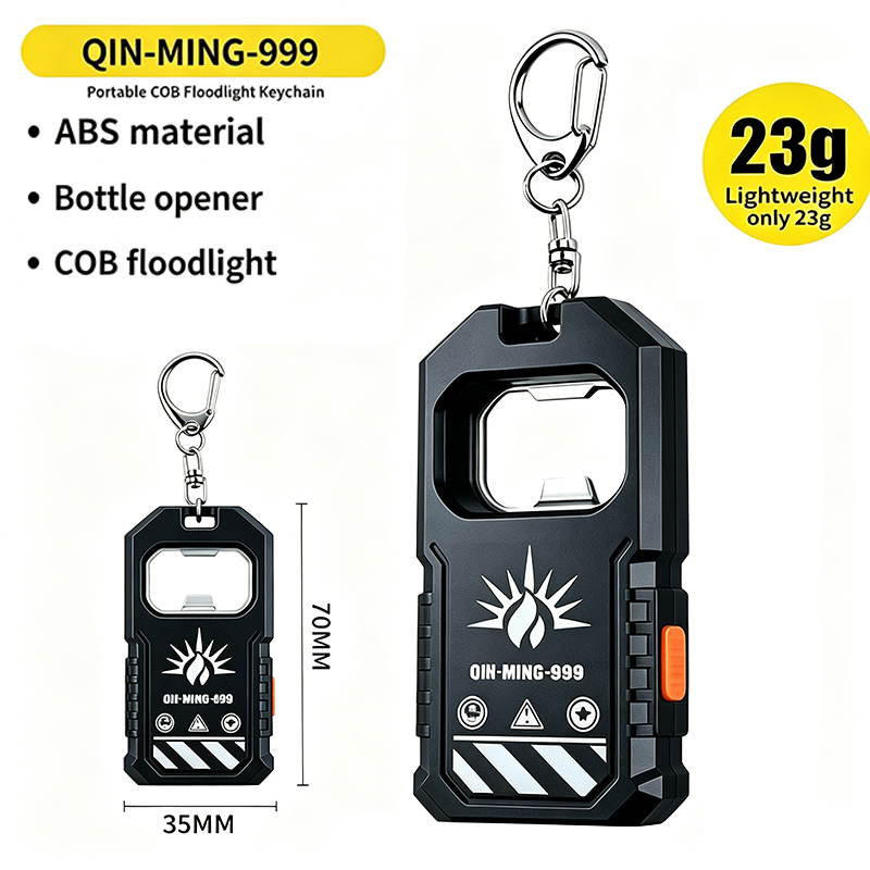 Keychain Flashlight - Torcia portatile a LED COB da
