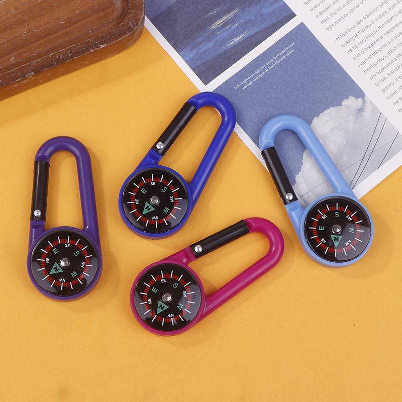 Compass Keychain Mini - Mini bussola in ABS per esterni,