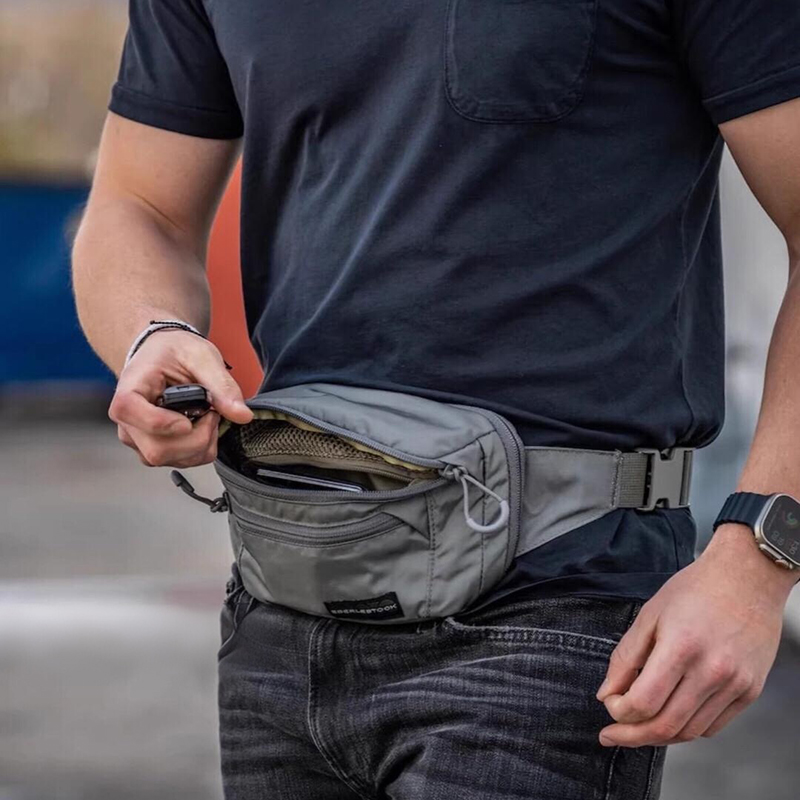 Edc Concealed Carry Fanny Pack - Marsupio da uomo con tracolla regolabile