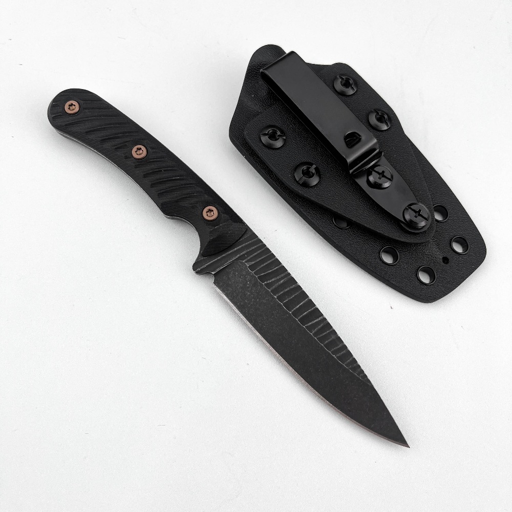 Edc Fixed Blade Deep Carry - Coltello Bushcraft Full Tang con Lama