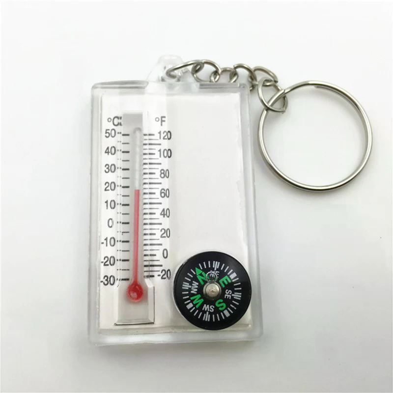 Compass Keychain Mini - Puntatore per bussola con fibbia per