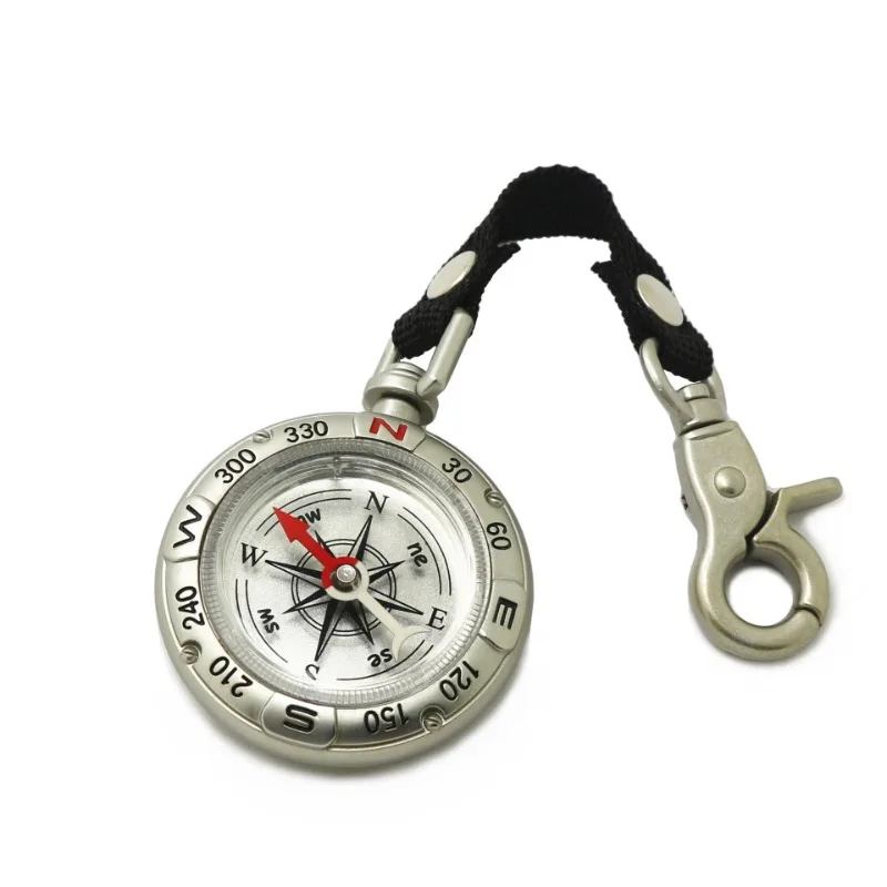 Compass Keychain Mini - Mini bussola GEFENSI con portachiavi con