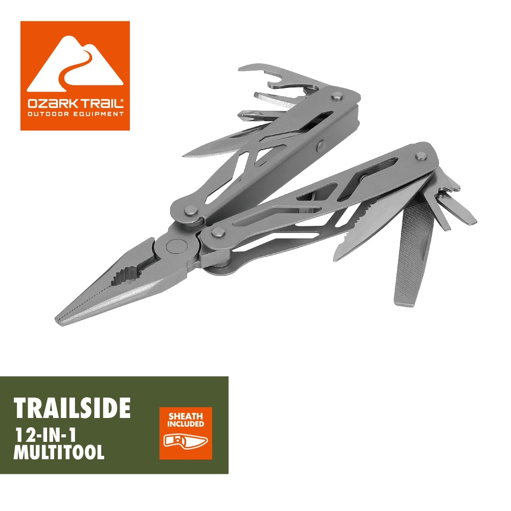 Edc Carry Pliers - Multiutensile 12-in-1 per campeggio, escursionismo, attrezzatura