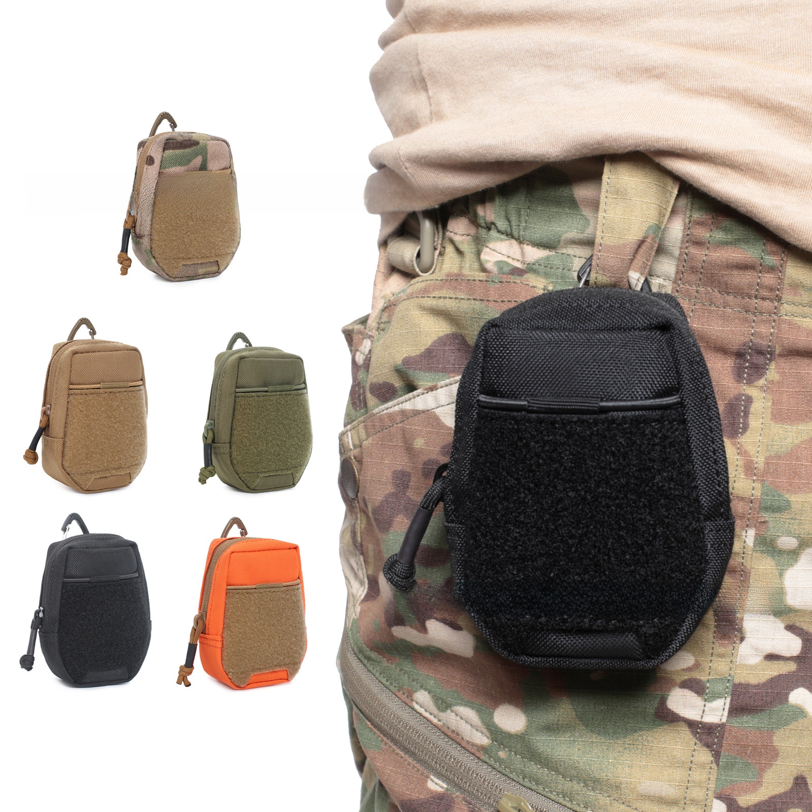 Edc Carry Pocket - Borsa Tattica EDC Molle Porta Telefono,
