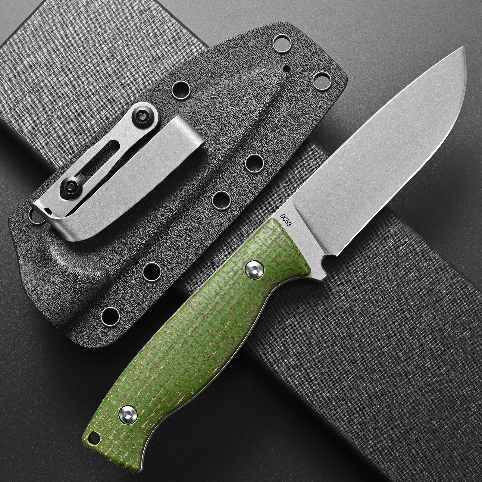 Edc Fixed Blade Deep Carry - Coltello a lama fissa Eafengrow EF165