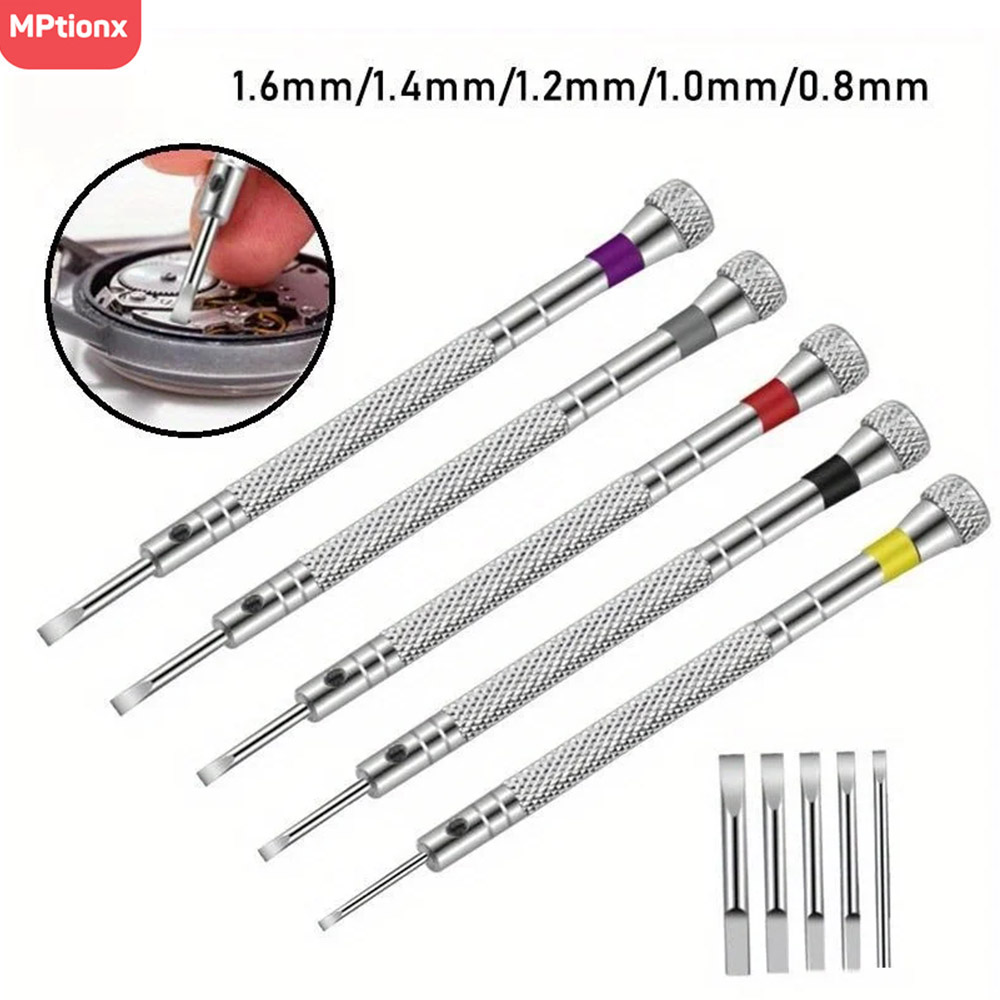 Micro Screwdriver Kit - 5 pz/set 0.8-1.6mm Cacciavite In Acciaio