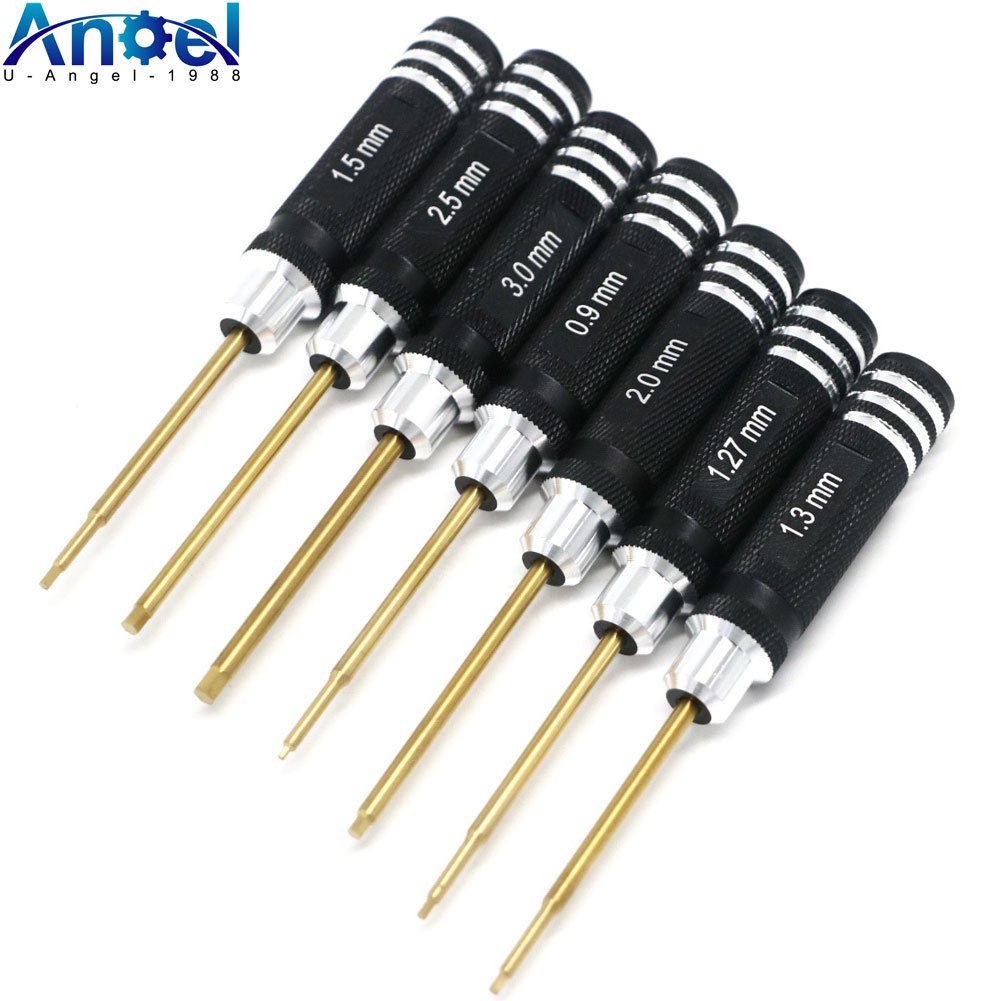 Micro Screwdriver Kit - 7pcs placcatura in titanio Mini cacciavite