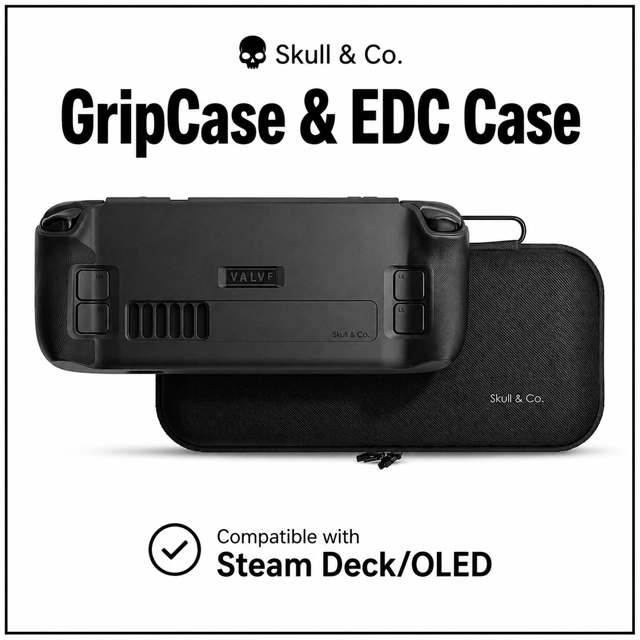 Edc Carry Co - Skull & Co. Custodia protettiva GripCase