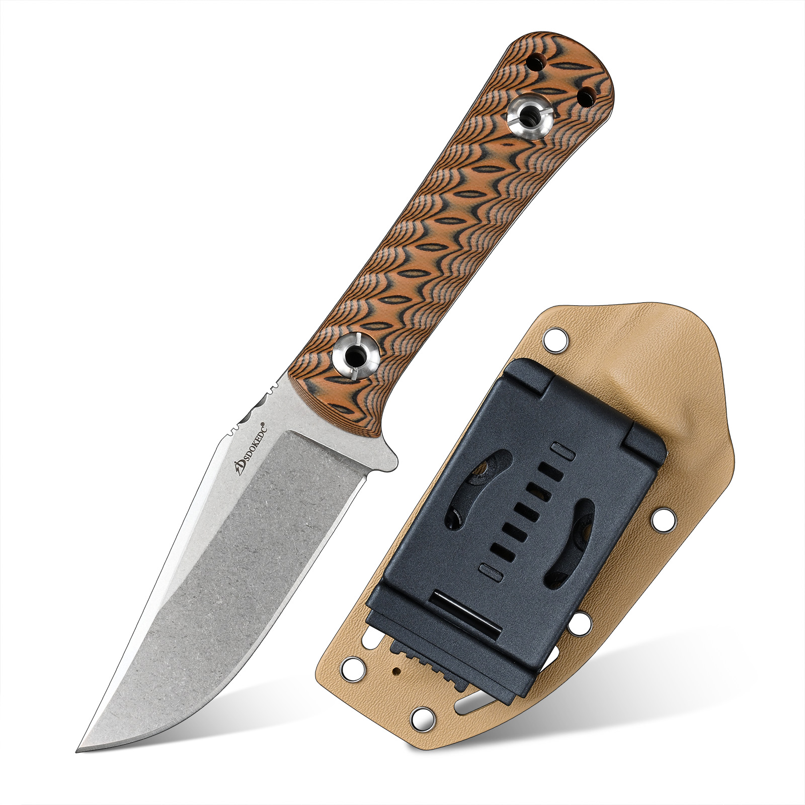 Edc Carry Fixed Blade - SDOKEDC Utensile portatile EDC per tagliare