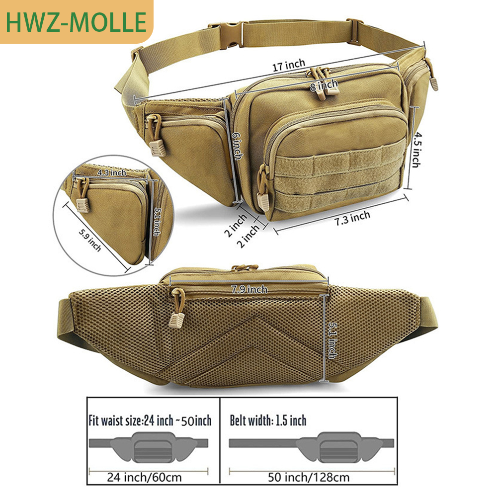 Marsupio Tattico Molle con Fon - Edc Concealed Carry Fanny Pack recensione e prezzo