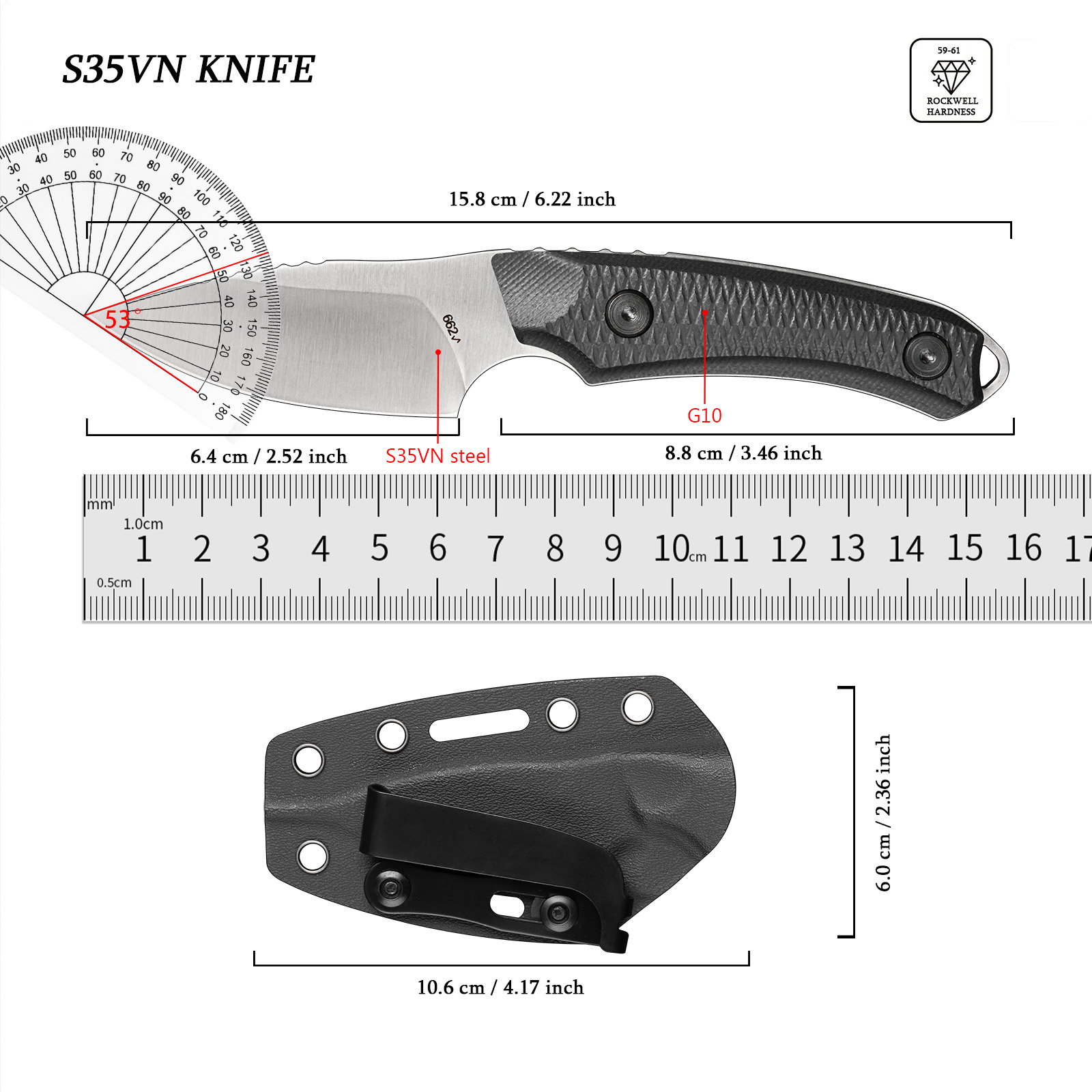 Multiutensile EDC per Attività - Edc Fixed Blade Deep Carry recensione e prezzo