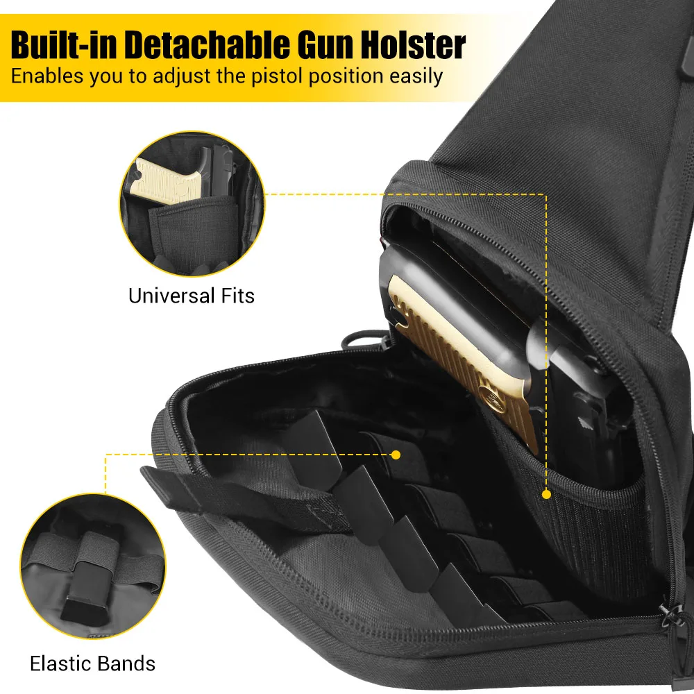 Borsa Tattica per Pistola, Fon - Edc Concealed Carry Holster recensione e prezzo