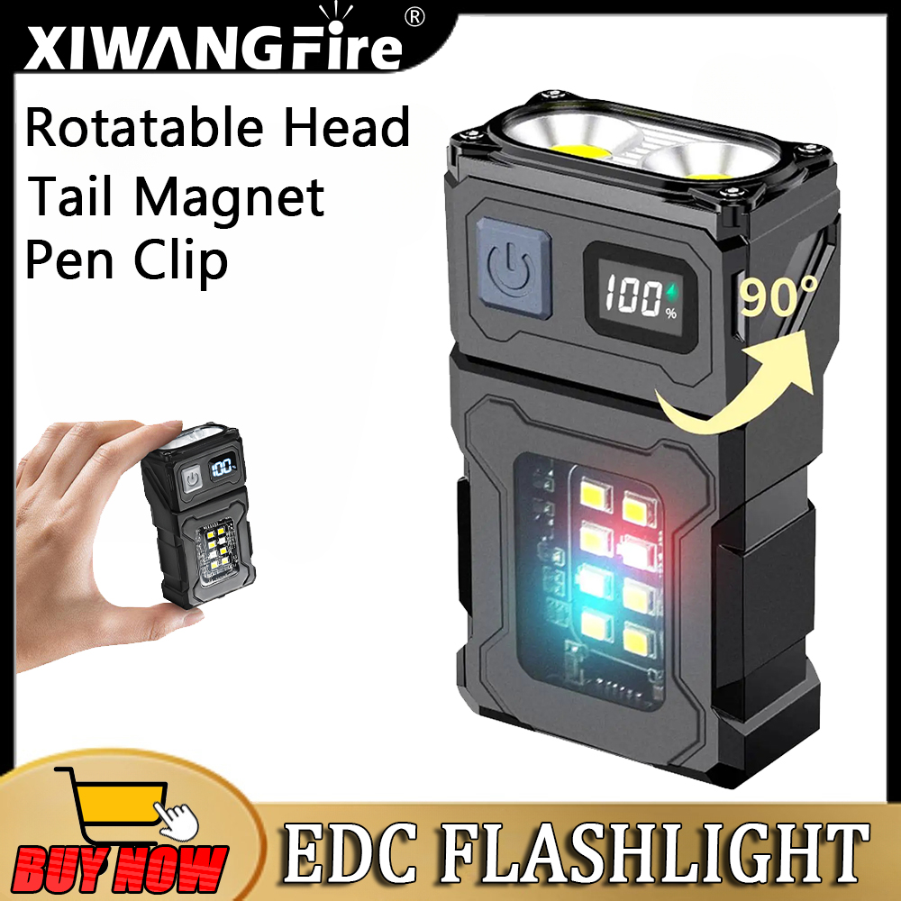 Mini torce portatili a LED USB - Keychain Flashlight recensione e prezzo