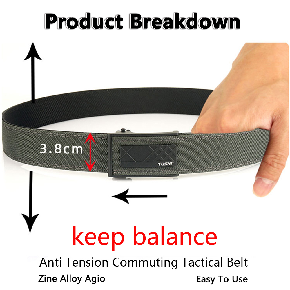 TUSHI Nuovo Duro Tattico EDC C - Edc Concealed Carry Belt recensione e prezzo