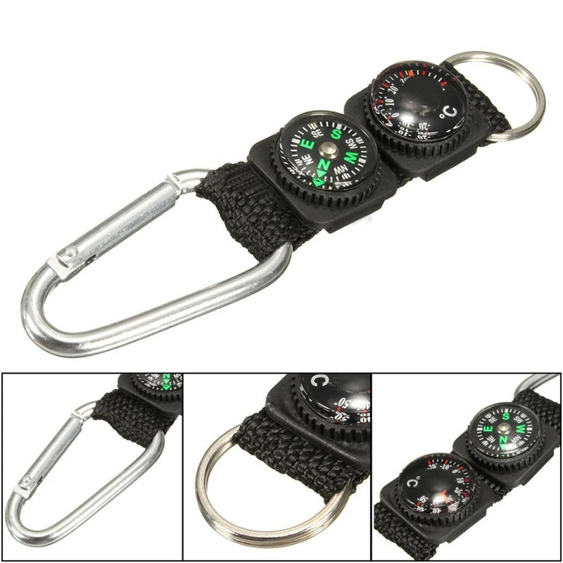 1pc universale multifunzione 3 - Compass Keychain Mini recensione e prezzo