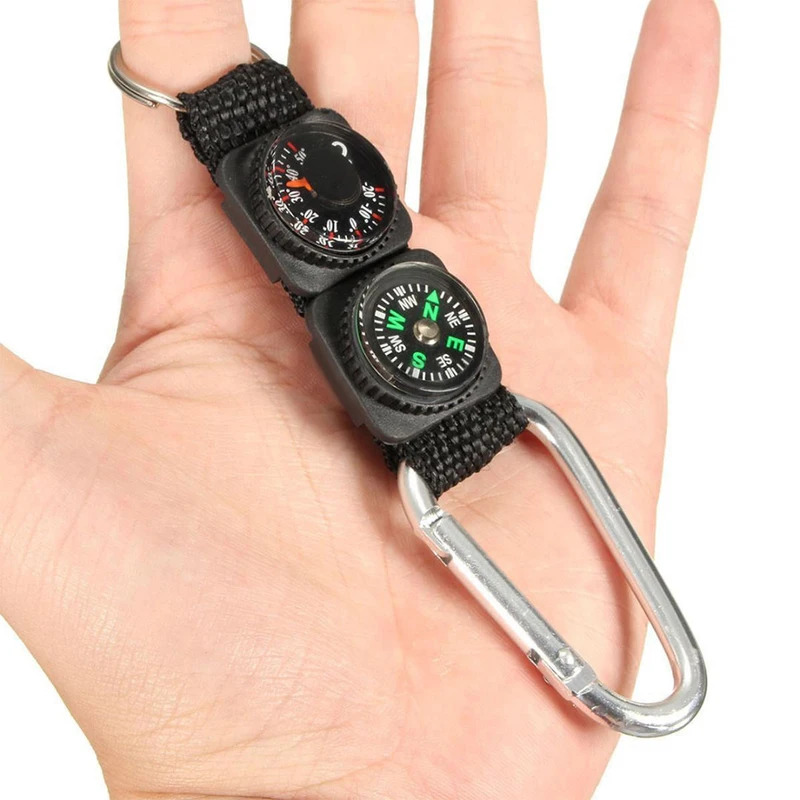 1pc universale multifunzione 3 - Compass Keychain Mini recensione e prezzo