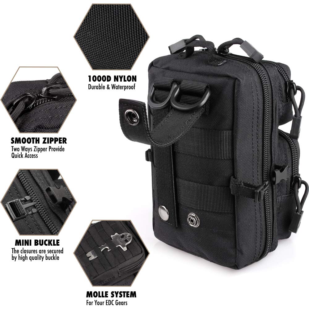 Custodia tattica Molle, custod - Edc Carry Belt Pouch recensione e prezzo