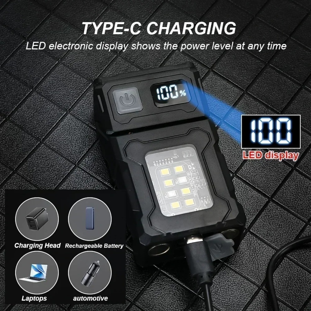 180 °   Torcia LED Rotante Ric - Keychain Flashlight recensione e prezzo