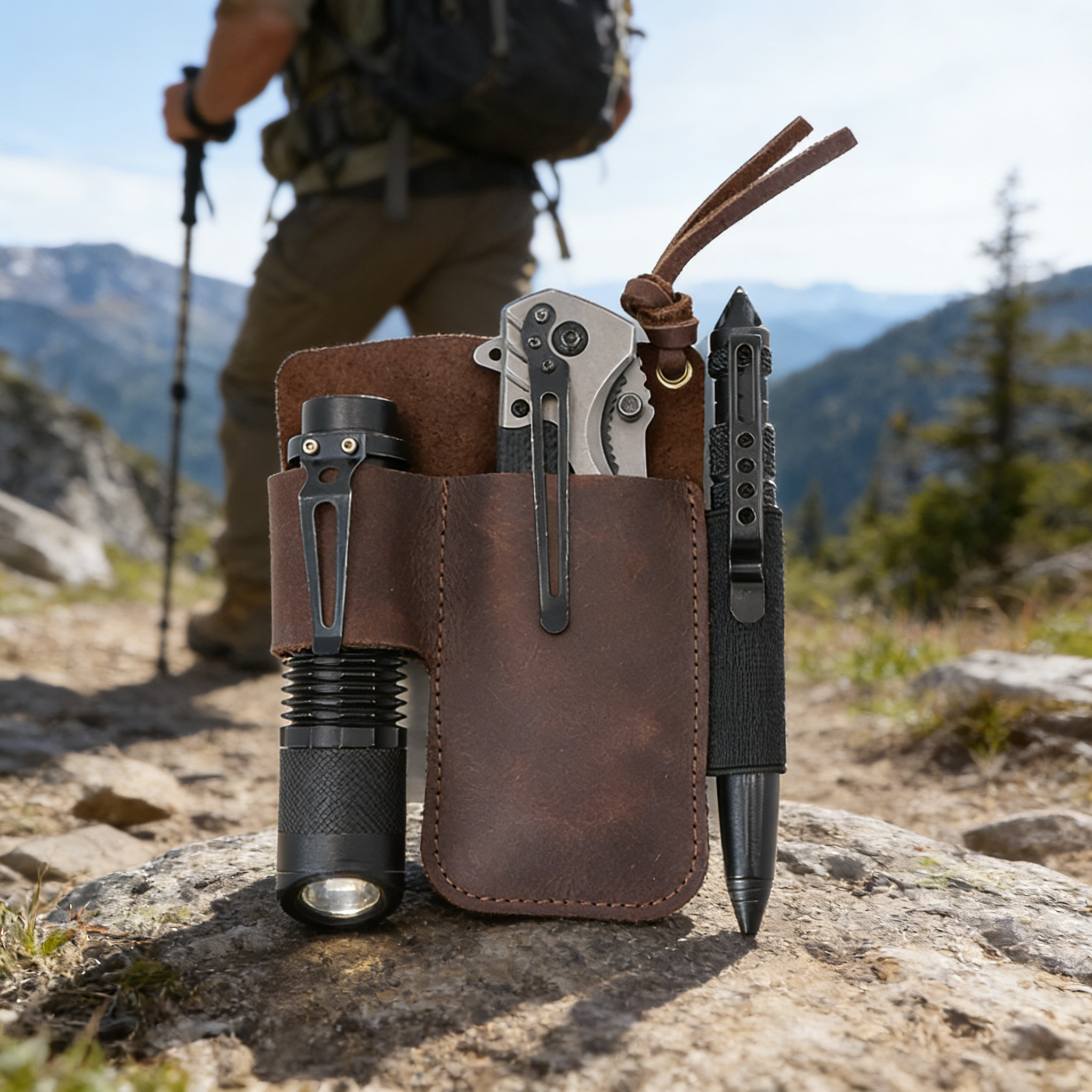 Fondina in Pelle EDC per Torci - Edc Concealed Carry Belt recensione e prezzo