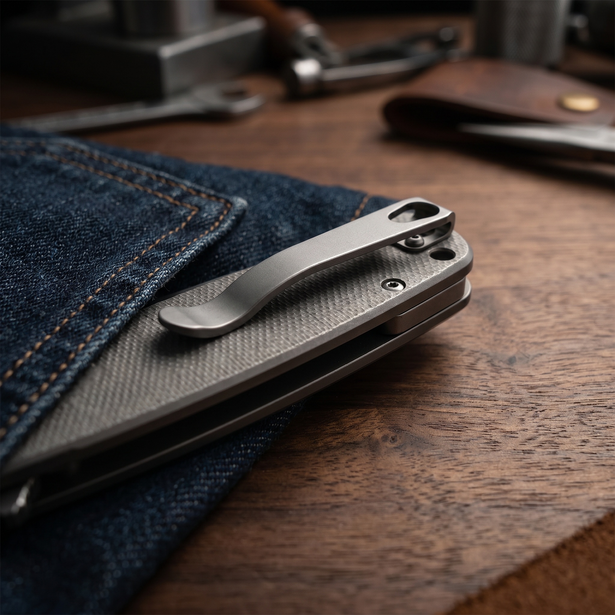 Clip da tasca in titanio TC4 p - Edc Carry Clip recensione e prezzo