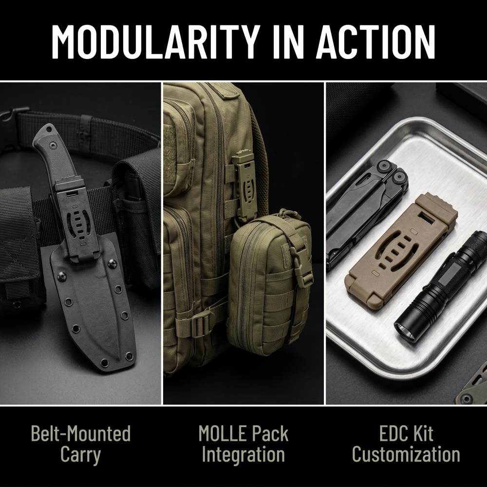 Clip di fissaggio a cintura MO - Edc Carry Clip recensione e prezzo