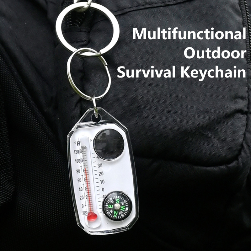 Bussola, Termometro e Lente d' - Compass Keychain Mini recensione e prezzo