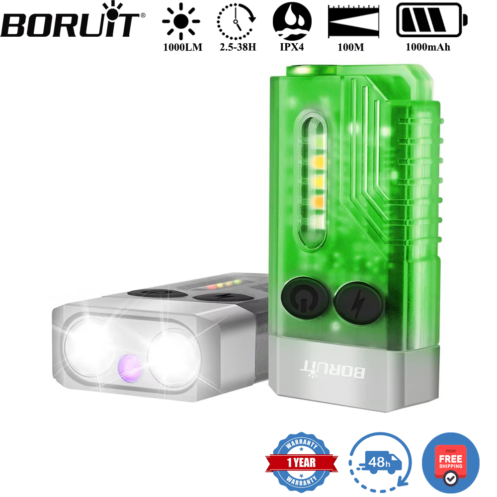 BORUiT V10 Portachiavi UV LED  - Keychain Flashlight recensione e prezzo