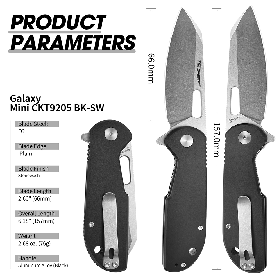 Coltello pieghevole TONIFE Gal - Edc Carry Pocket Knife recensione e prezzo