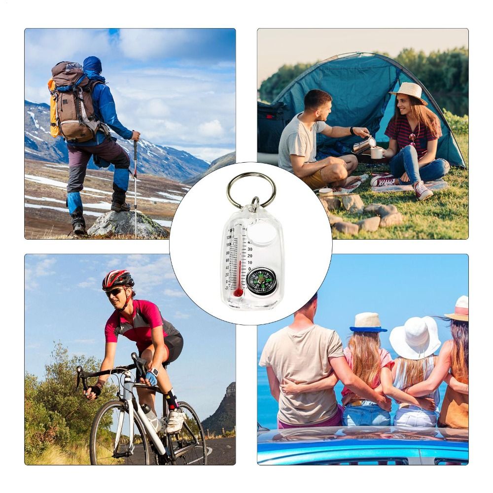 Funzione portatile 3 in 1 Mini - Compass Keychain Mini recensione e prezzo