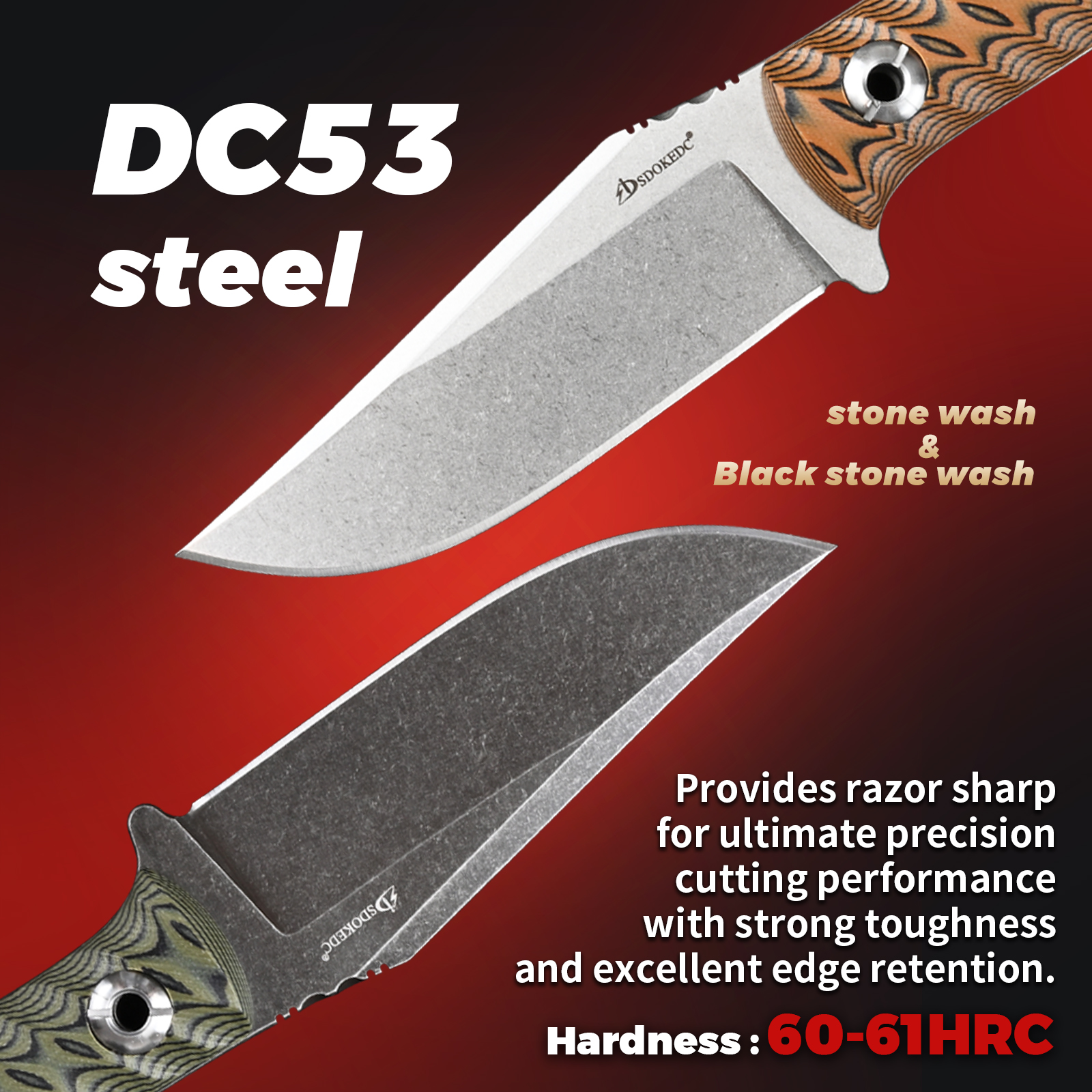 SDOKEDC Utensile portatile EDC - Edc Carry Fixed Blade recensione e prezzo