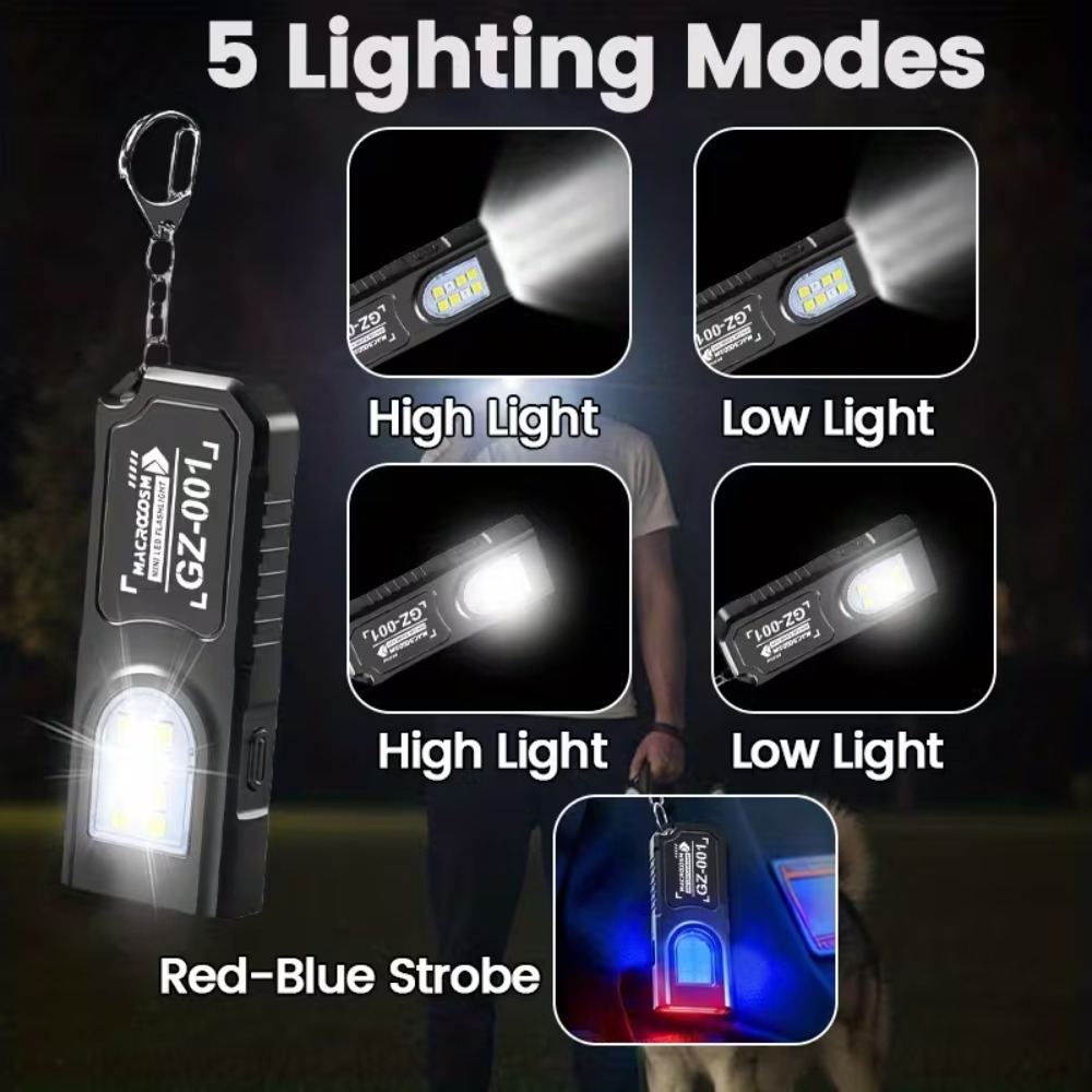 Mini torcia portachiavi LED CO - Keychain Flashlight recensione e prezzo